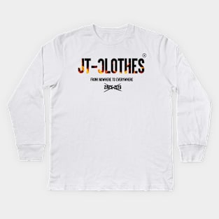 FIRE BLACK From nowhere to everywhere - JT Kids Long Sleeve T-Shirt